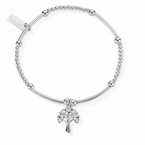 ChloBo Cute Mini Heart Tree of Life Bracelet SBCM690