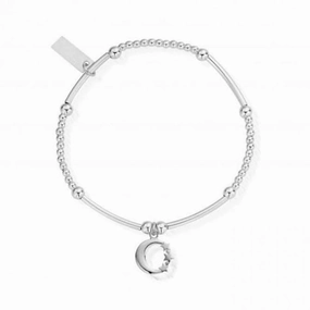 ChloBo Cute Mini Moon and Star Bracelet SBCM580