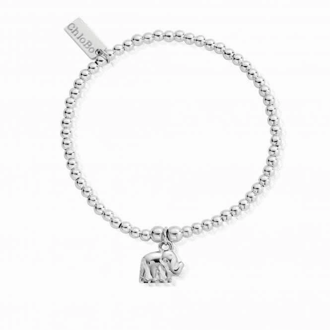ChloBo Elephant Charm Bracelet with 925 Sterling Silver Beads - Solitude & Strength Symbolism, SBCC405