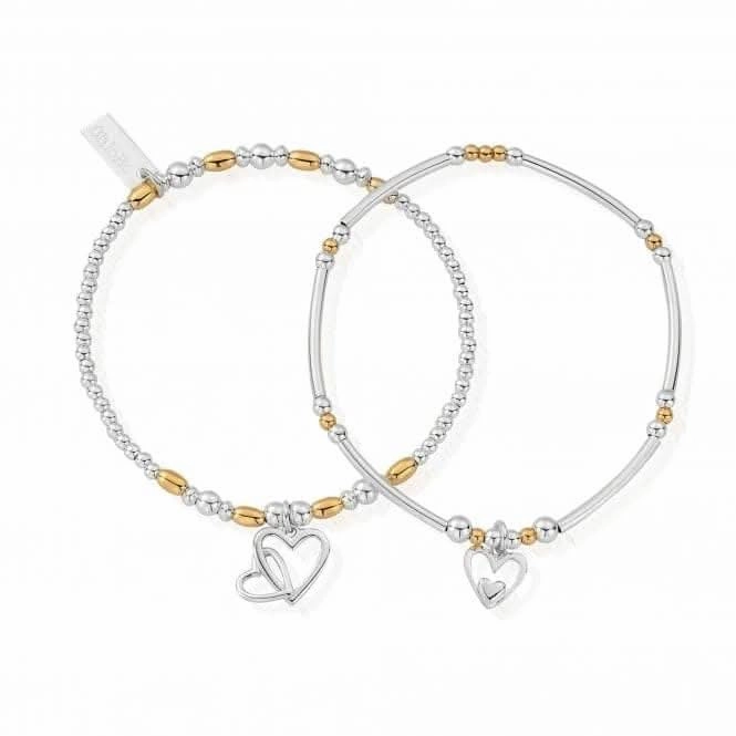 ChloBo Gold and Silver Double Devotion Set of 2 GMBSET572732