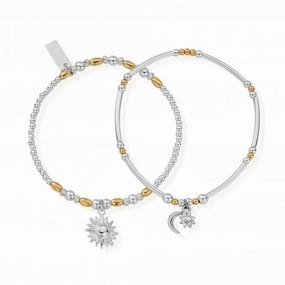 ChloBo Gold and Silver Dusk To Dawn Set Of 2 GMBSET578582