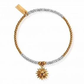 ChloBo Gold and Silver Sparkle Sun Bracelet GMBCRDB1091