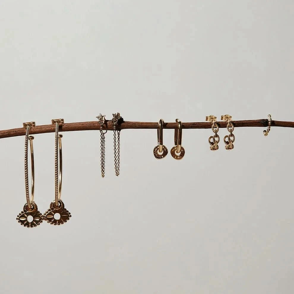 ChloBo Gold Bobble Cuff Earring GEC3467
