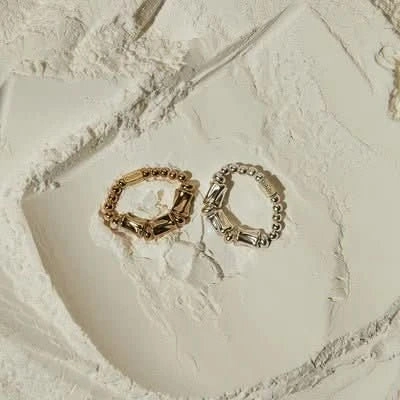 ChloBo Gold Chunky Twist Ring