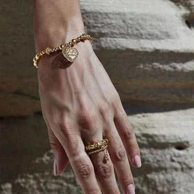ChloBo Gold Chunky Twist Ring