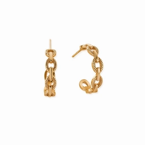 ChloBo Gold Figaro Chain Huggie Hoops GEH3471