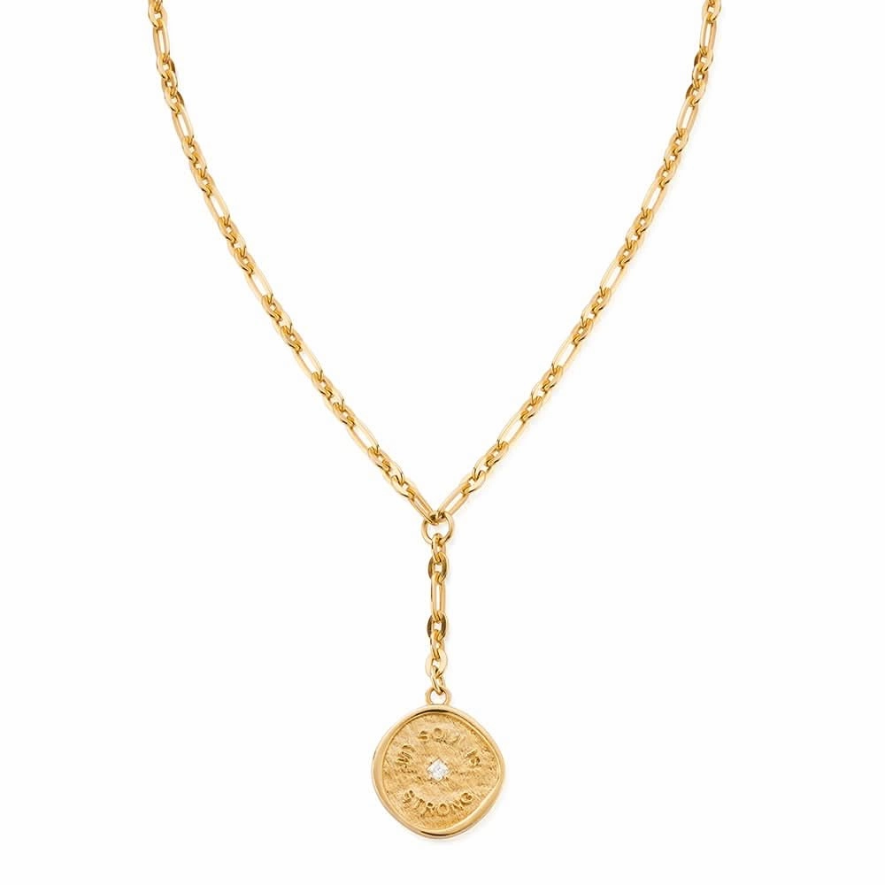 ChloBo Gold My Soul Is Strong Necklace GN3473