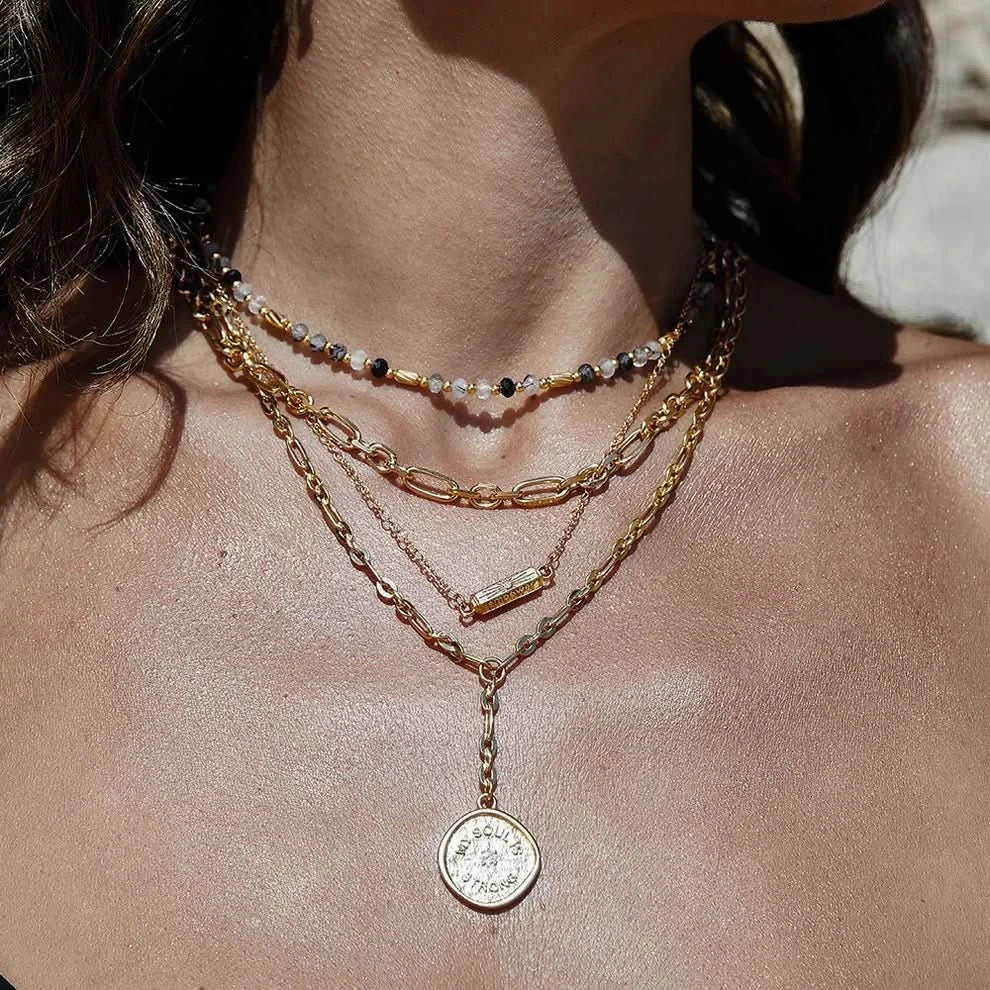 ChloBo Gold My Soul Is Strong Necklace GN3473