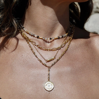 Chlobo Gold Plated Chain Of Courage Necklace
