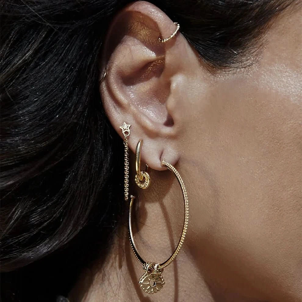 ChloBo Gold Visionary Hoops GEH3475