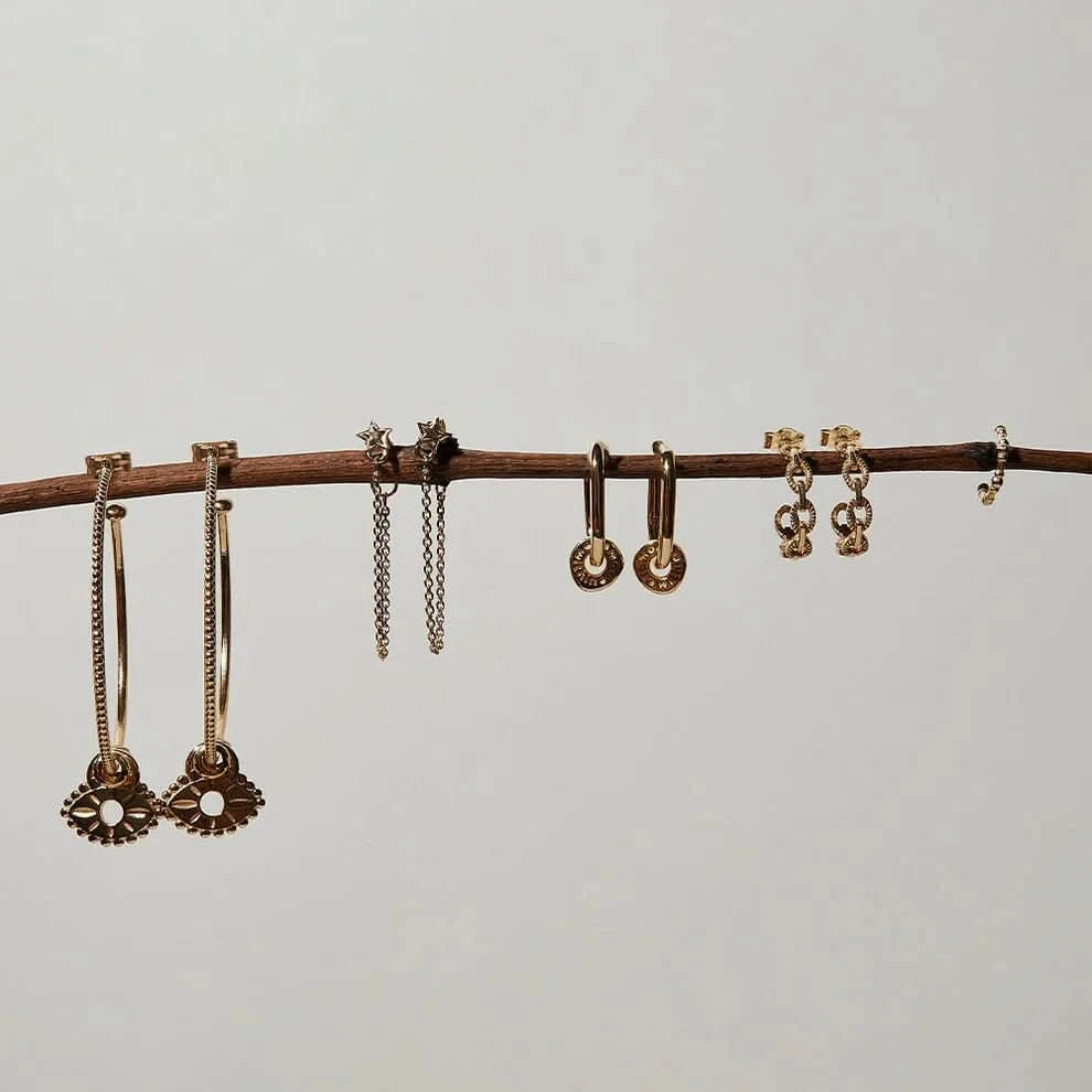 ChloBo Gold Visionary Hoops GEH3475
