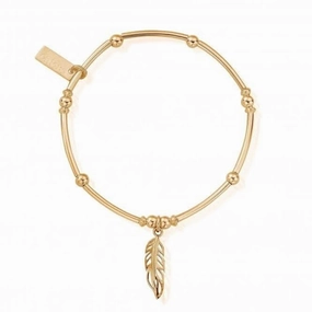 ChloBo Mini Noodle Ball Feather Bracelet GBMNB1089