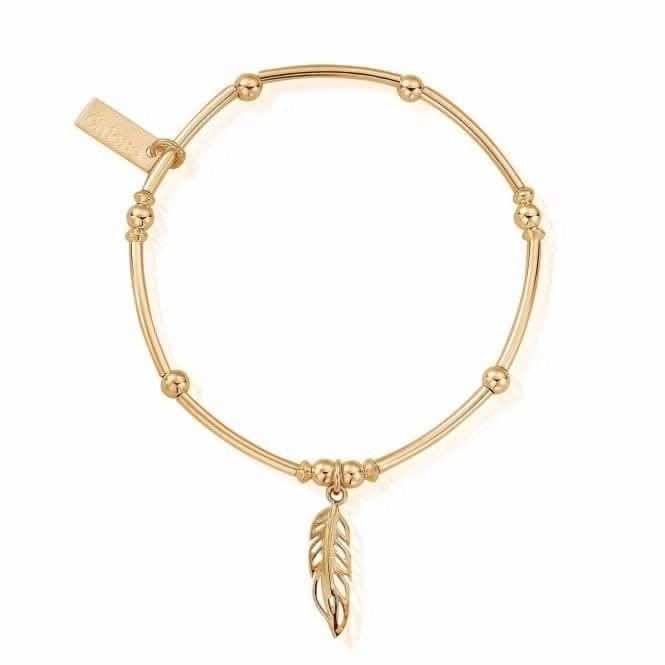 ChloBo Mini Noodle Ball Feather Bracelet GBMNB1089