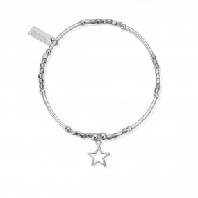 ChloBo Mini Noodle Cube Small Open Star Charm SBMNC097