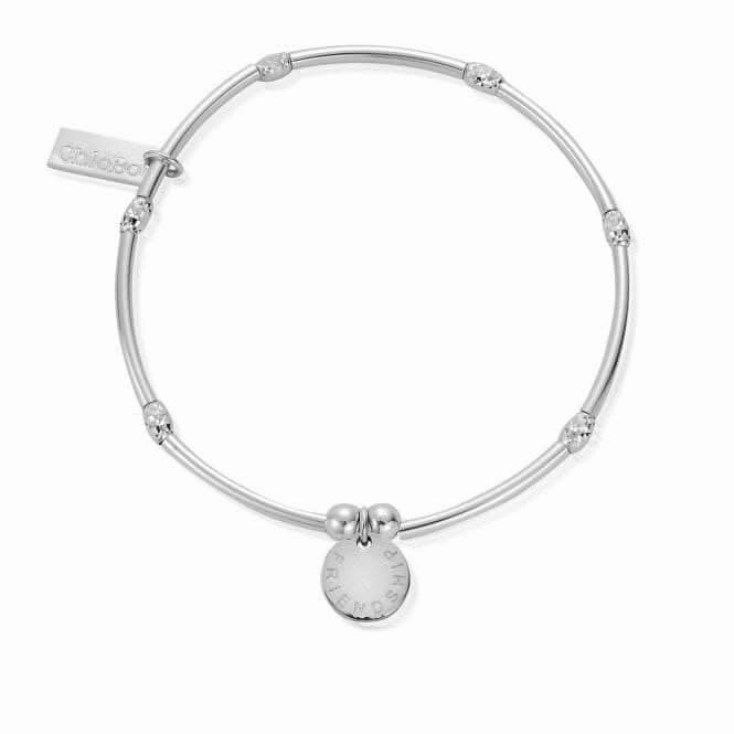 ChloBo Mini Noodle Sparkle Rice Friendship Disk Charm SBMNSR089