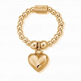 ChloBo Mini Puffed Heart Ring