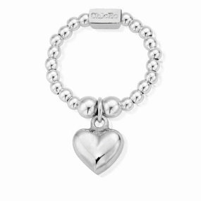 ChloBo Mini Puffed Heart Ring