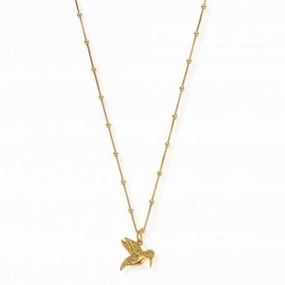 ChloBo Necklace with Humming Bird Pendant GNBB755