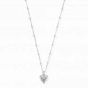 ChloBo Necklace with Patterned Heart Pendant SNBB691