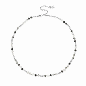 Chlobo Sterling Silver Aura Strengthening Black Rutilated Quartz Necklace