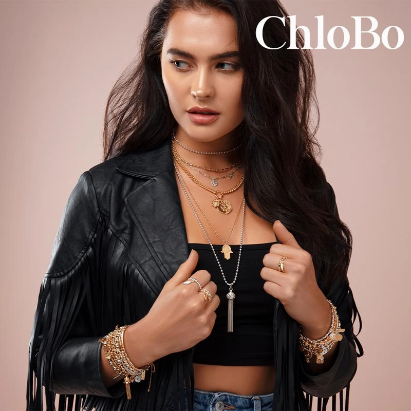 ChloBo Sterling Silver Delicate Evil Eye Necklace D