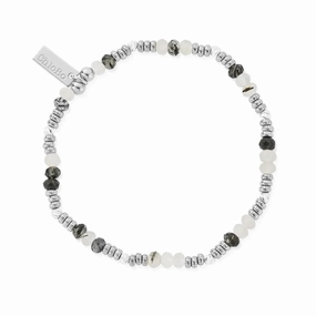 Chlobo Sterling Silver Stone Of Empowerment Black Rutilated Quartz Bracelet