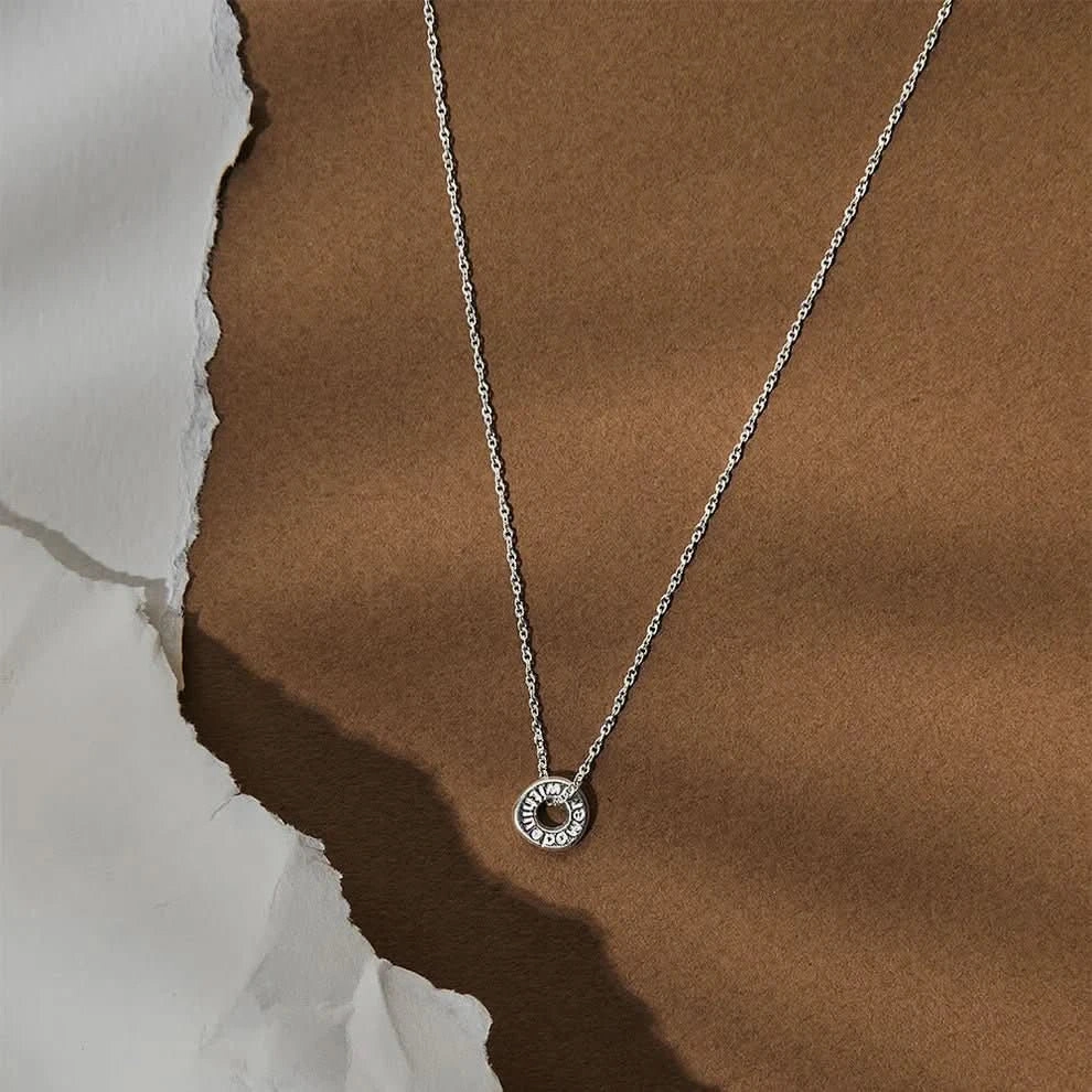 ChloBo Tiny Twisted Rope Chain Power Within Necklace SNTRC3460