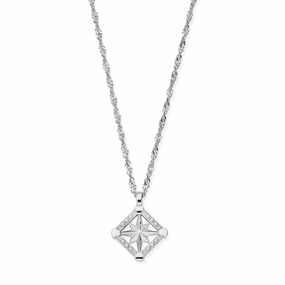 ChloBo Wandering Free Sterling Silver Twisted Rope Chain Inner Guidance Necklace