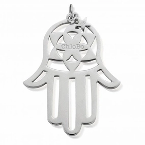 ChloBo XL Hamsa Hand Pendant SP622
