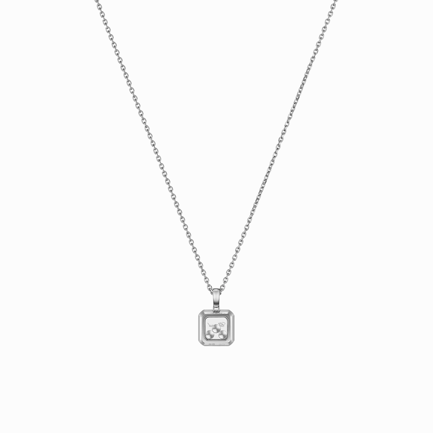 Chopard Happy Diamonds 18ct White Gold 0.40ct Diamond Necklace