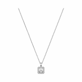 Chopard Happy Diamonds 18ct White Gold 0.40ct Diamond Necklace