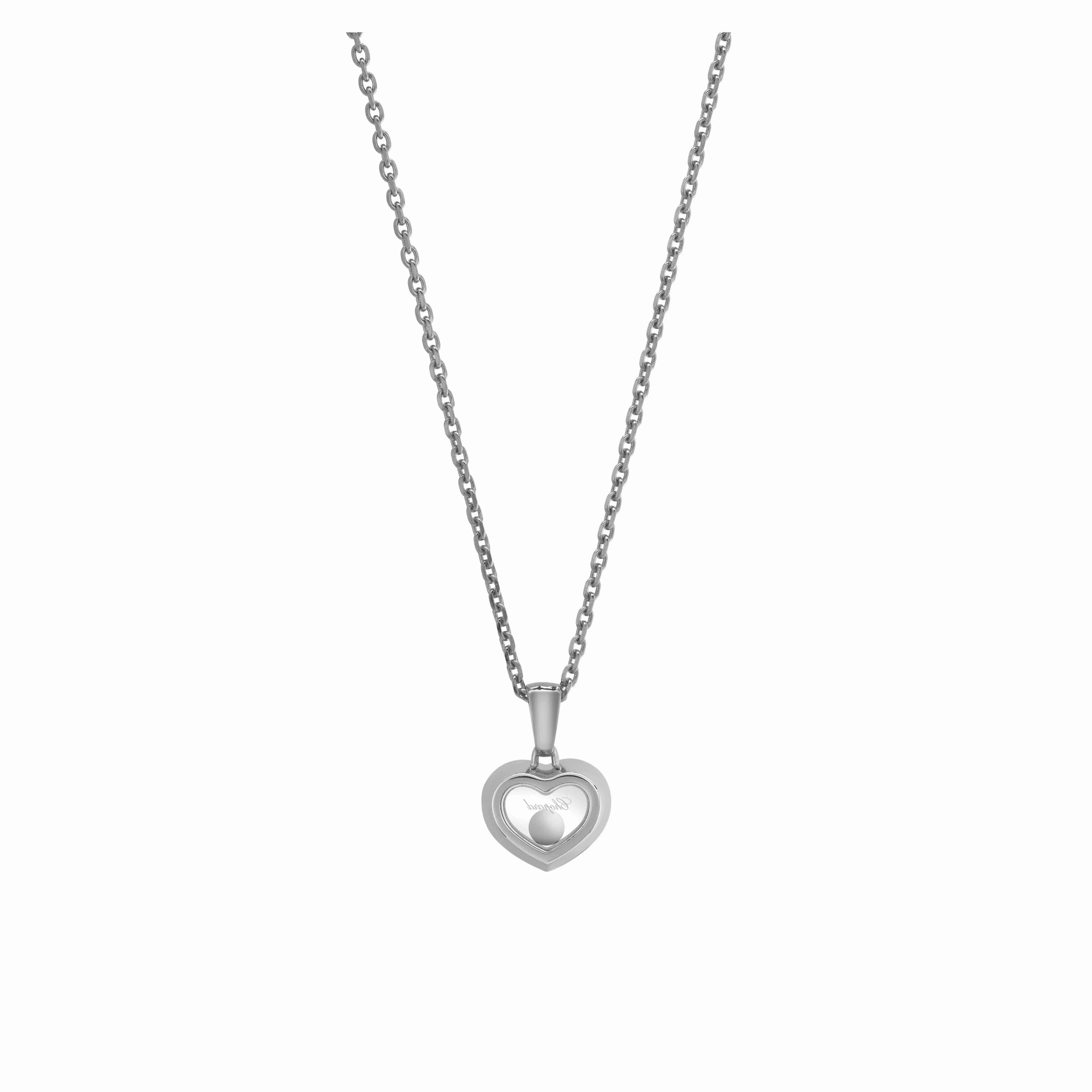Chopard Happy Diamonds Icons 18ct White Gold 0.05ct Diamond Pendant
