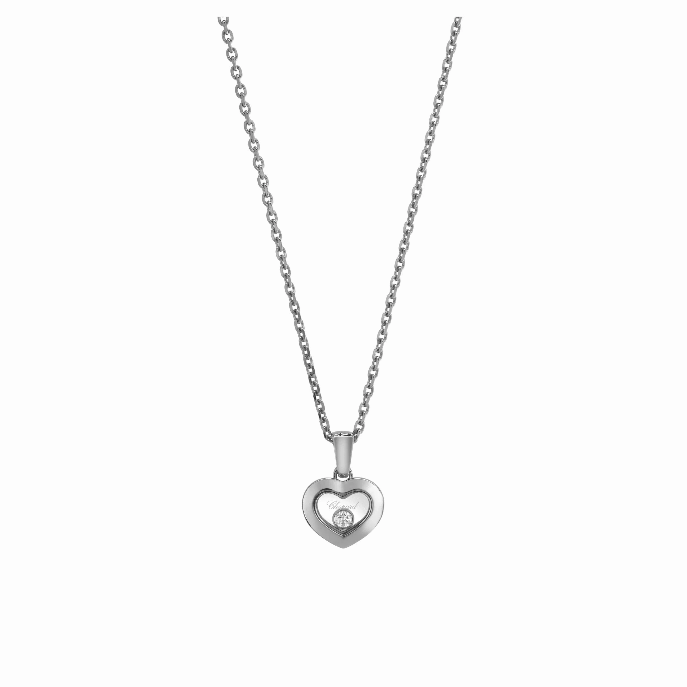 Chopard Happy Diamonds Icons 18ct White Gold 0.05ct Diamond Pendant