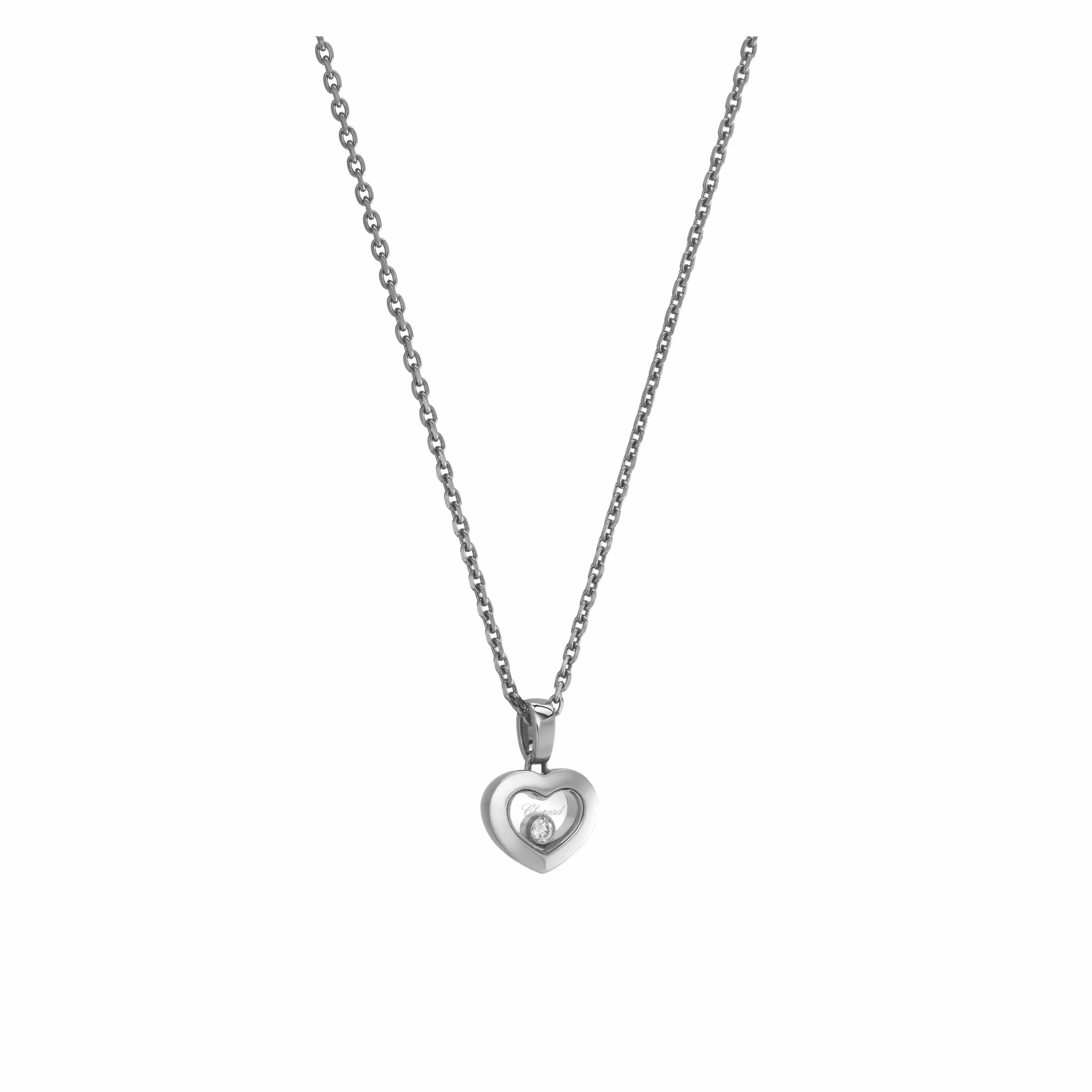 Chopard Happy Diamonds Icons 18ct White Gold 0.05ct Diamond Pendant