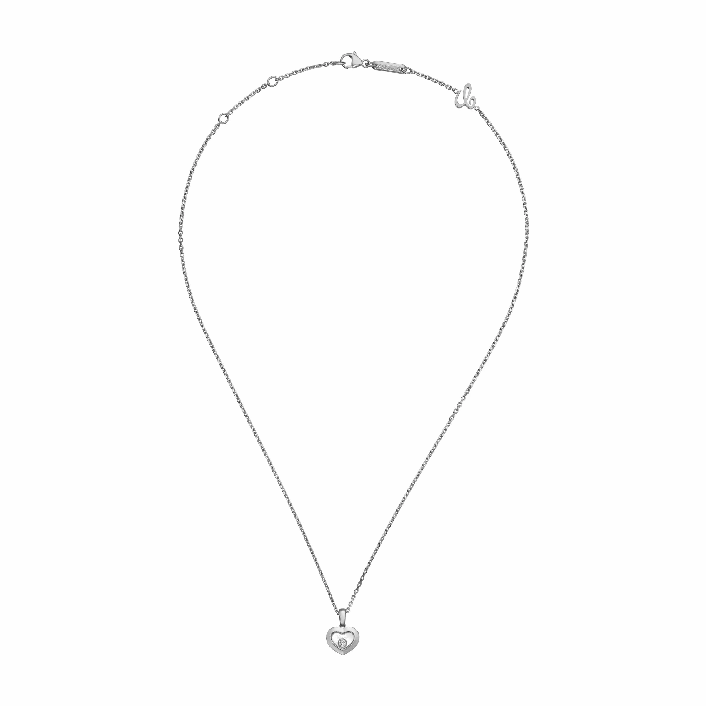 Chopard Happy Diamonds Icons 18ct White Gold 0.05ct Diamond Pendant