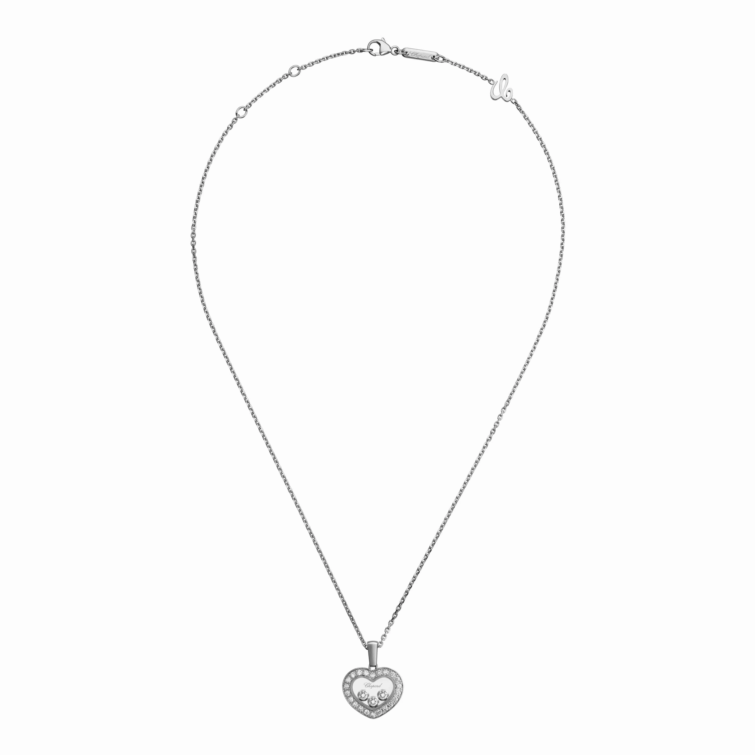 Chopard Happy Diamonds Icons 18ct White Gold 0.35ct Diamond Pendant