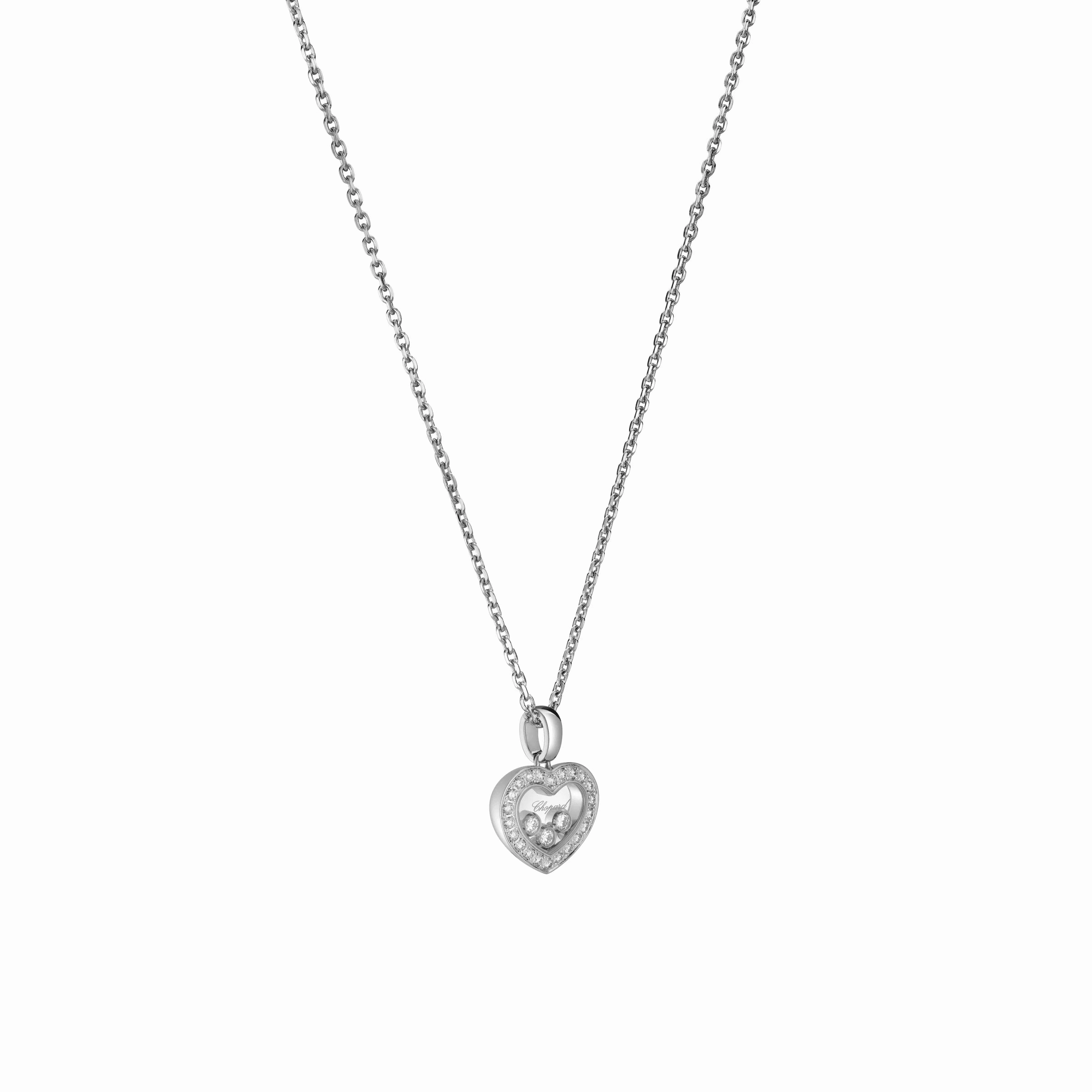 Chopard Happy Diamonds Icons 18ct White Gold 0.35ct Diamond Pendant
