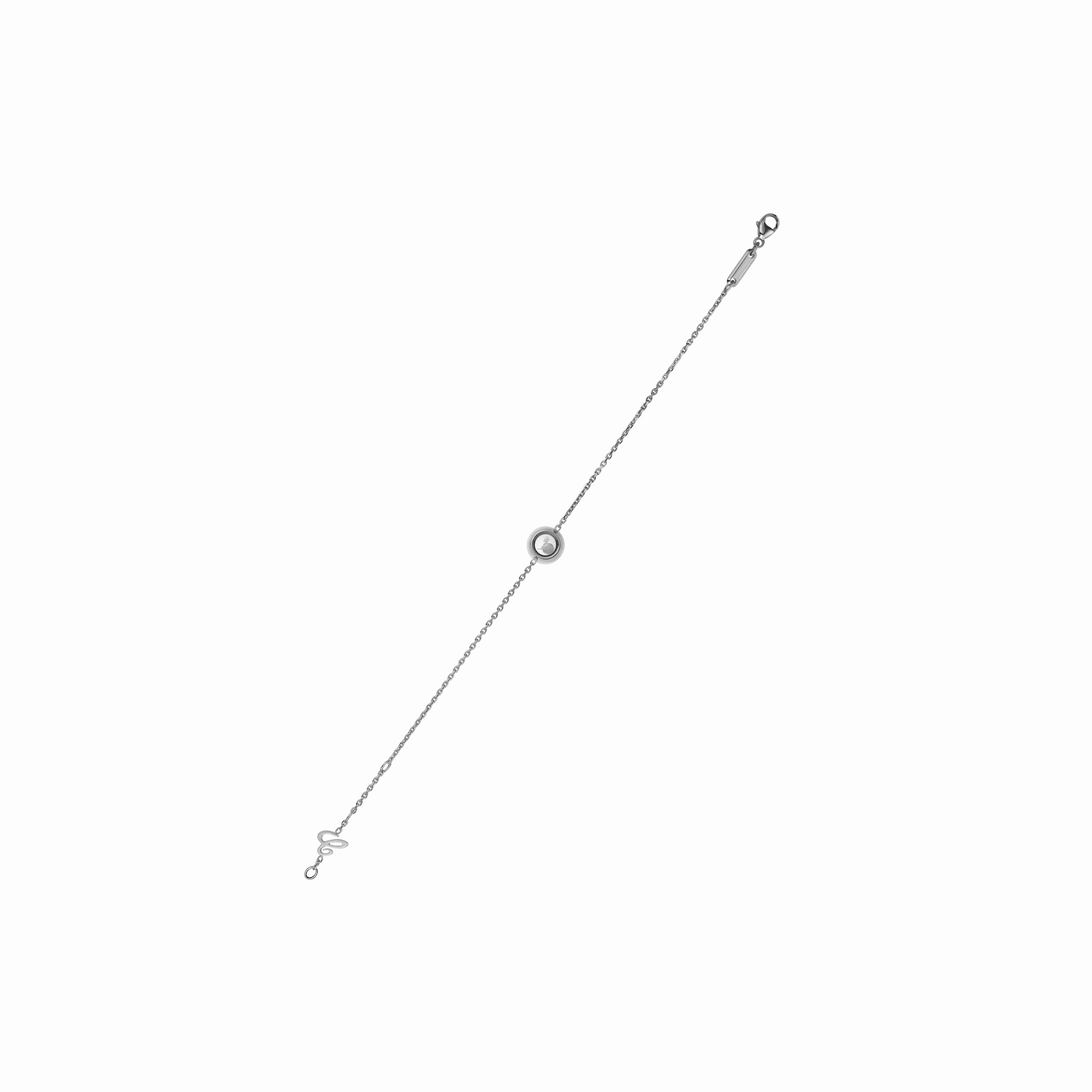 Chopard Happy Diamonds Icons 18ct White Gold Circle Bracelet