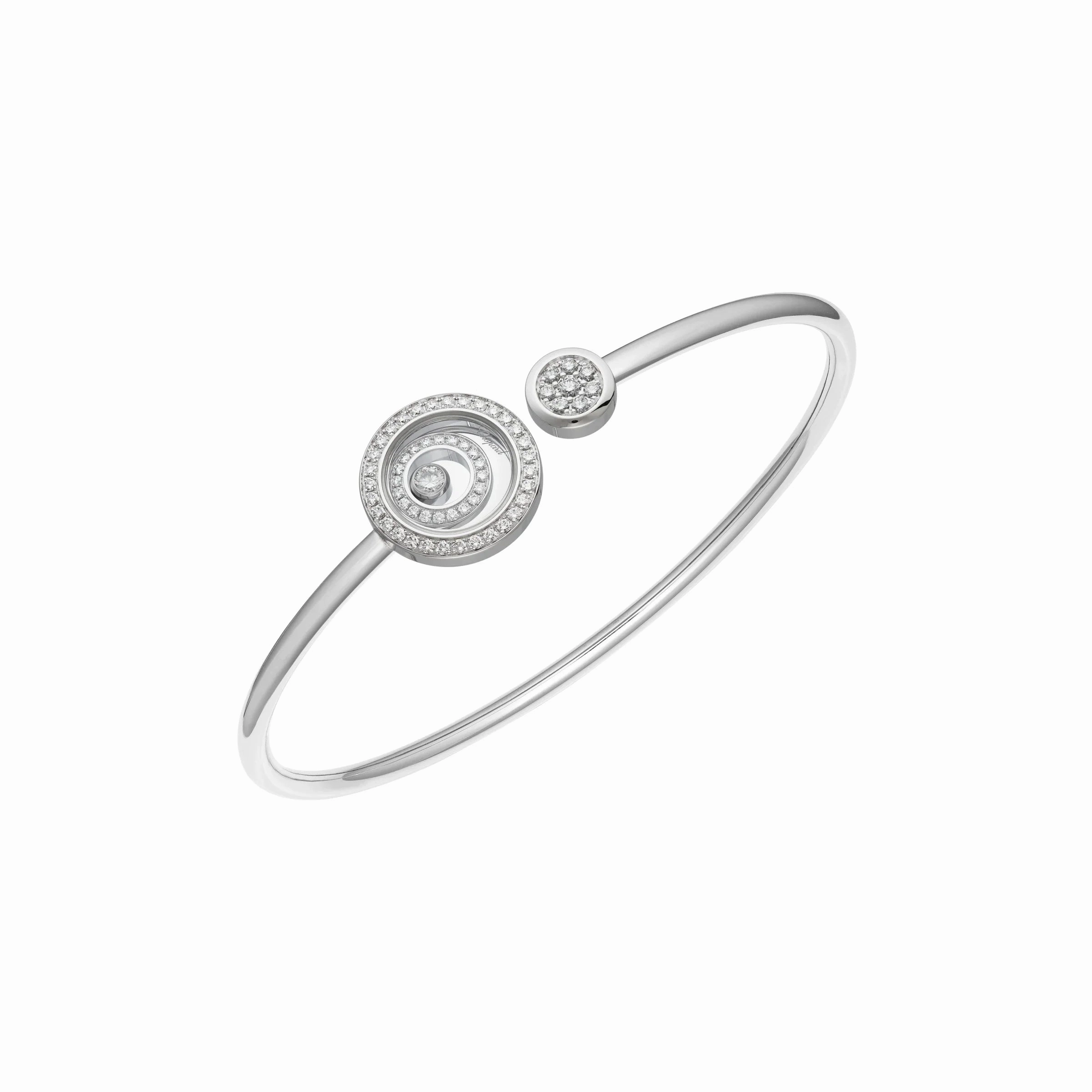 Chopard Happy Spirit 18ct White Gold 0.47ct Diamond Bangle