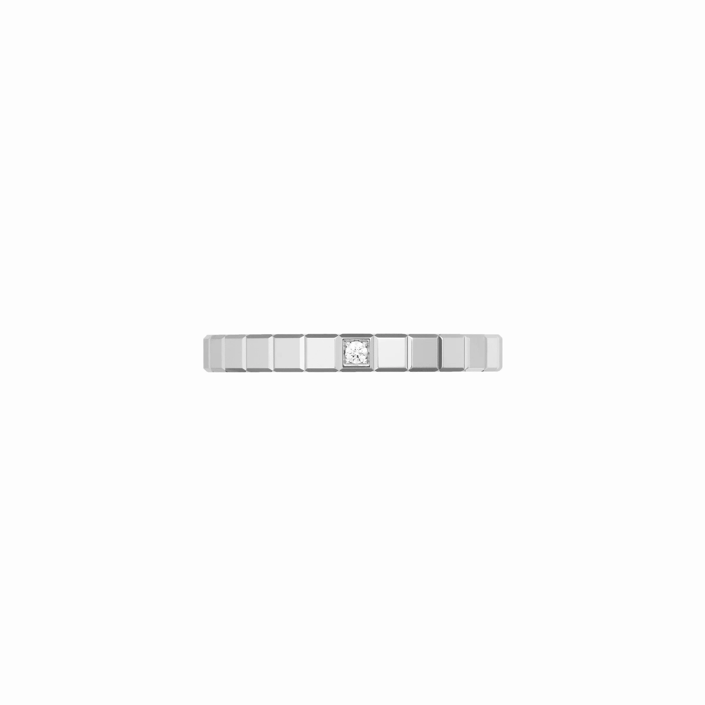 Chopard Ice Cube 18ct White Gold Diamond Medium Ring
