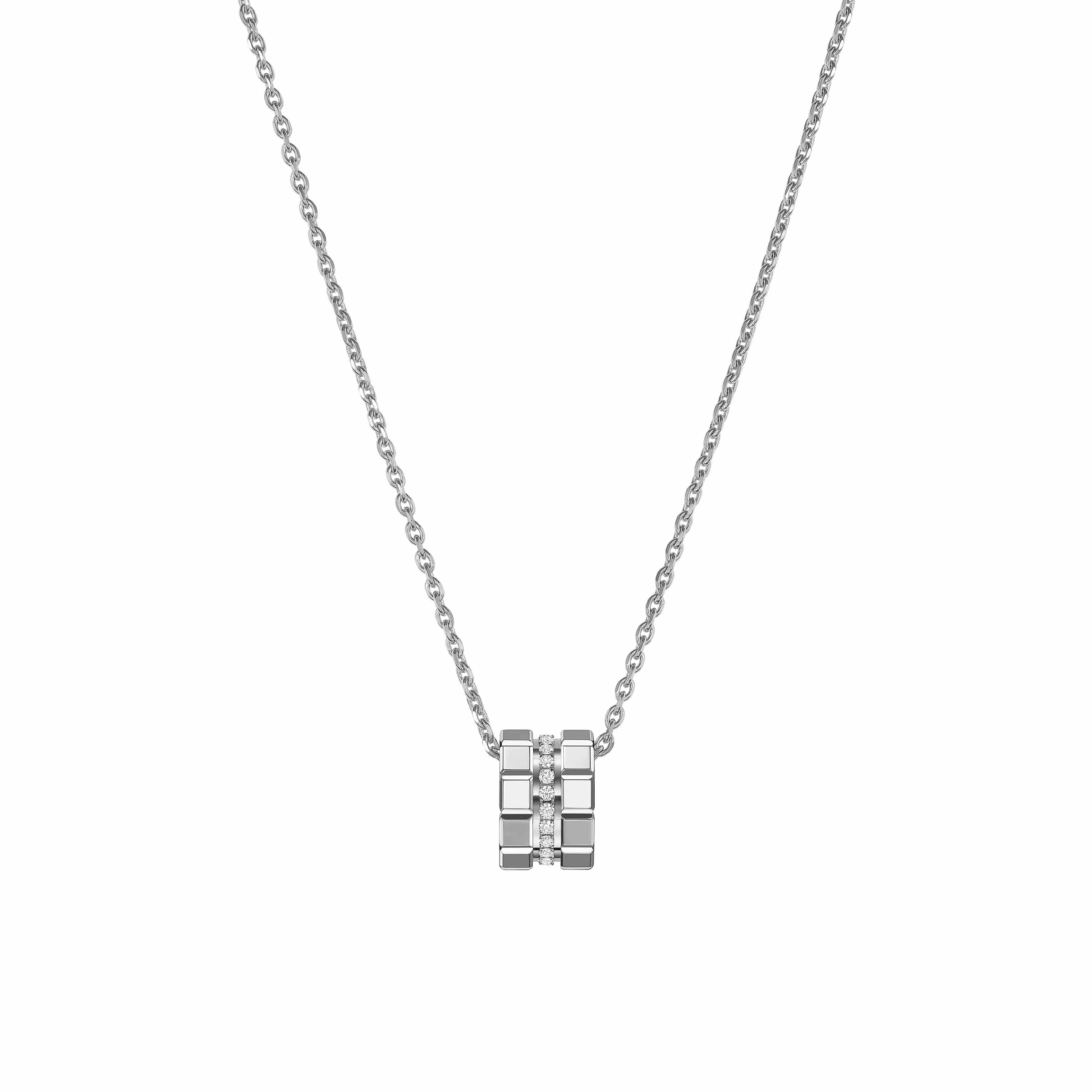 Chopard Ice Cube 18ct White Gold Diamond Pendant