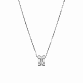 Chopard Ice Cube 18ct White Gold Diamond Pendant