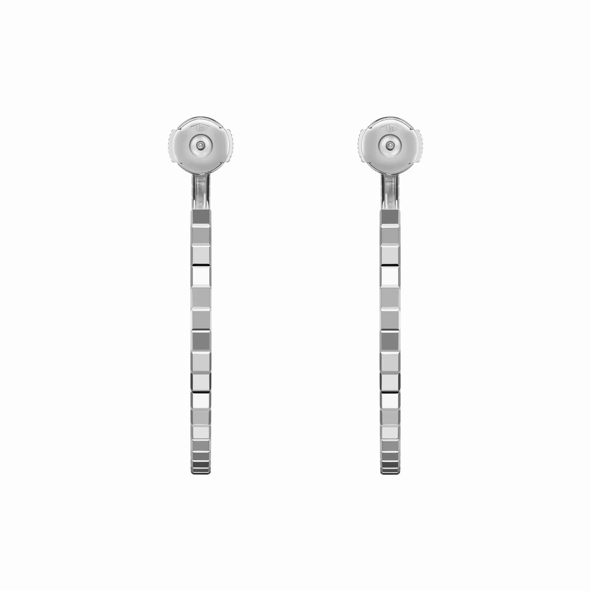 Chopard Ice Cube 18ct White Gold Hoop Earrings