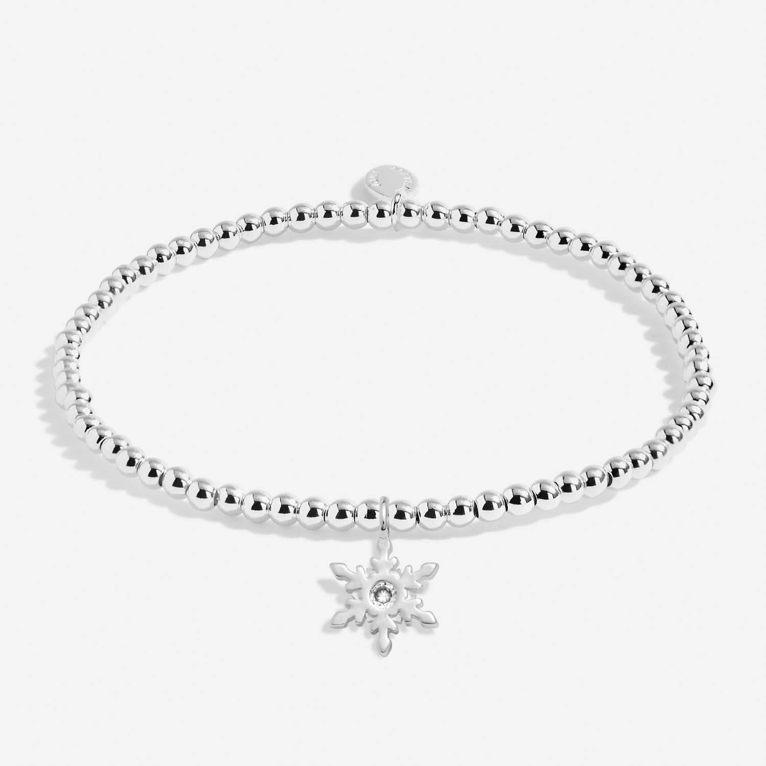 Christmas A Little Christmas Wishes Silver Plated Bracelet 7562