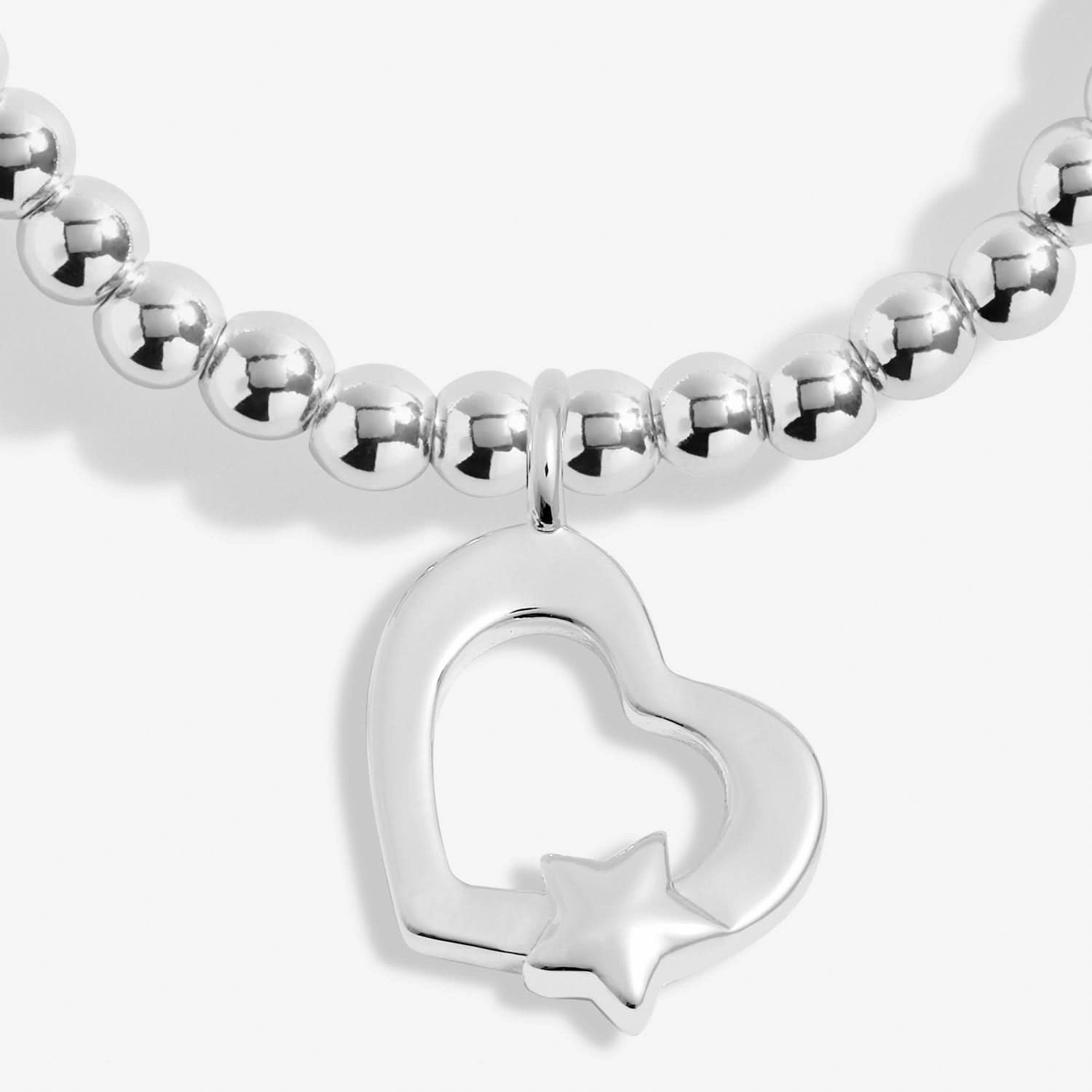 Christmas A Little With Love Silver Plated Bracelet 7554