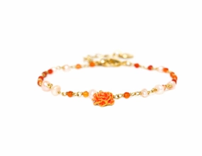 CLEA 1 Flower Dangle Bracelet