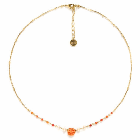 CLEA Thin Flower Necklace