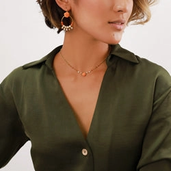 CLEA Thin Flower Necklace