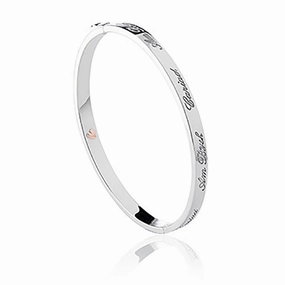 Clogau Cariad Am Byth Sterling Silver Script Bangle