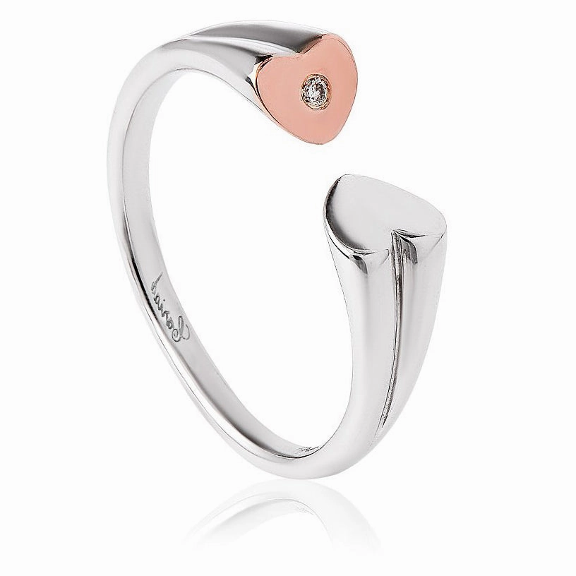 Clogau Cariad Sterling Silver Diamond Ring